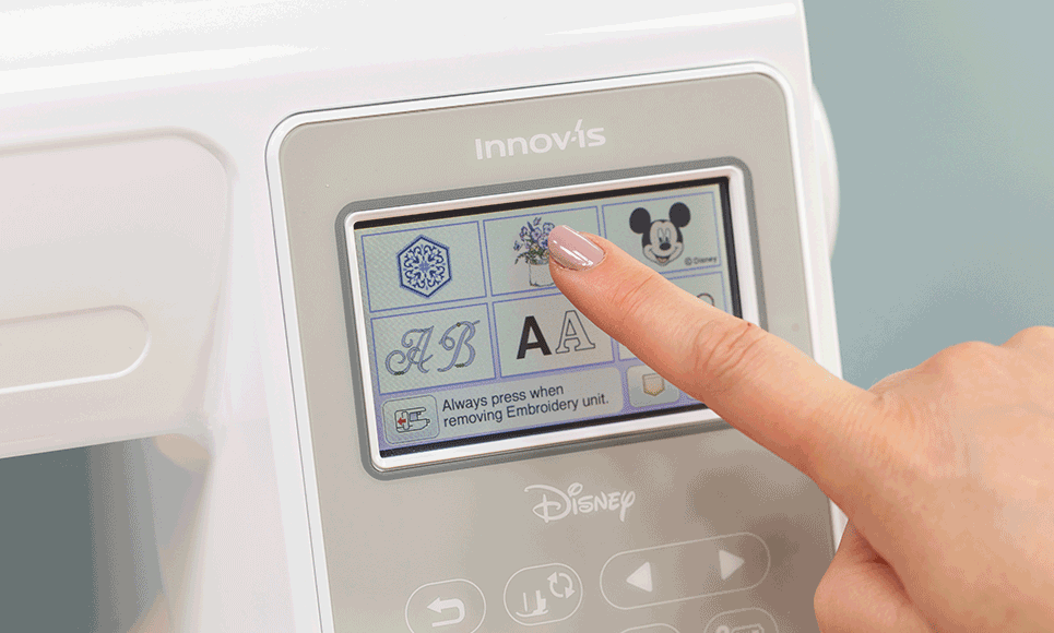 Innov-is M340ED Disney embroidery machine  3